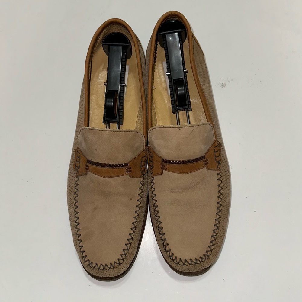 Moreschi Two Tone Retro Loafer Size 12 US